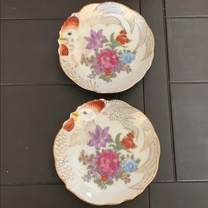 Farmhouse collectible roster tea serving dishes